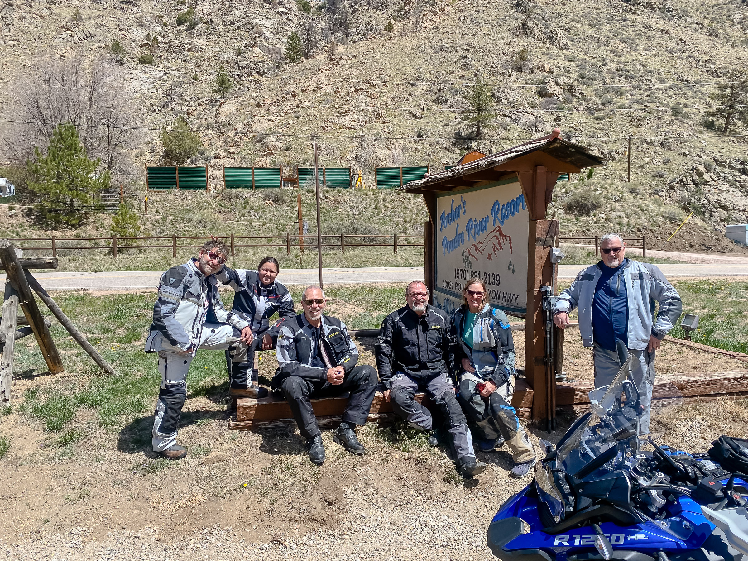 We had a great day of riding around Horse Tooth Reservoir, through Masonville, up Buckhorn road over Rist Canyon and along 14 / Poudre Canyon for a total of 77 miles.